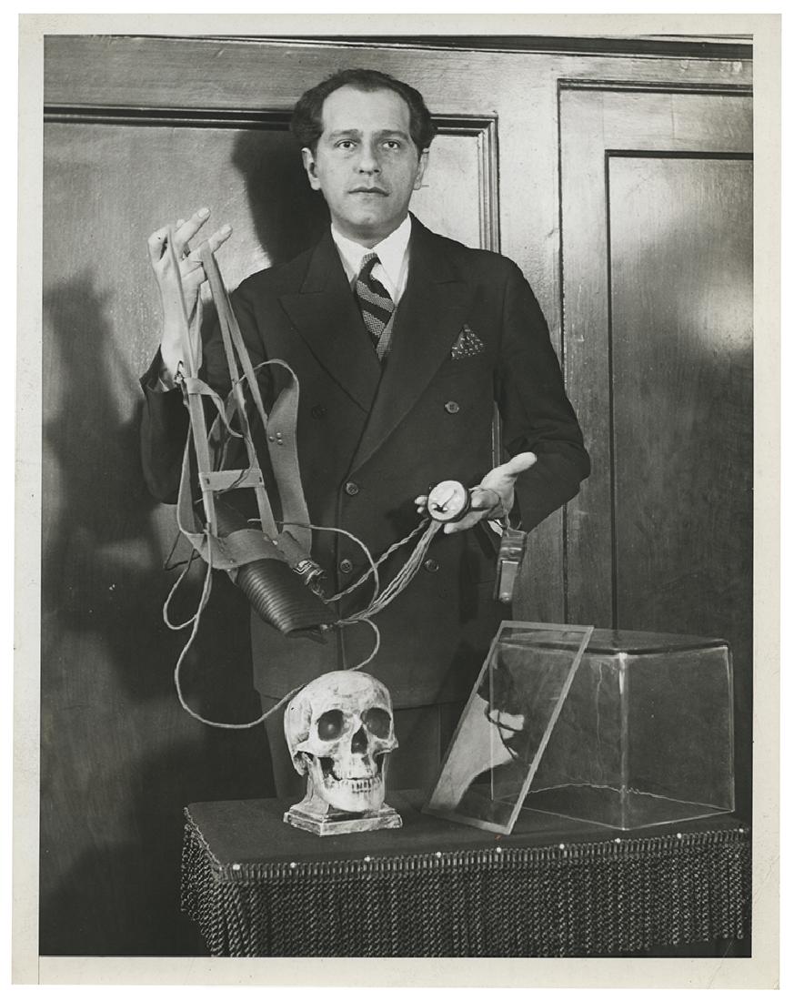 Dunninger, Joseph. Group of Nine Photos. (1 of 9)