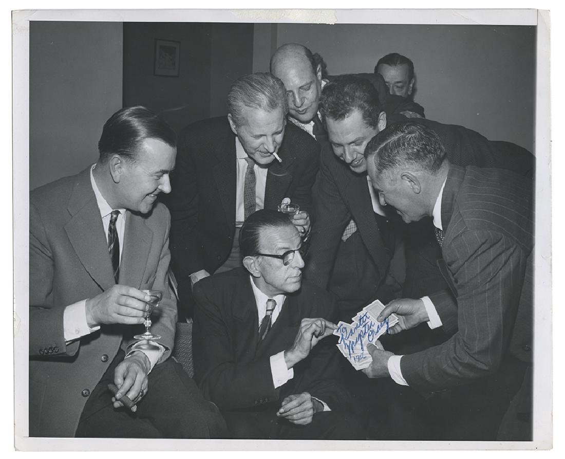 Photograph of Dai Vernon, Cardini, and Others. (1 of 1)