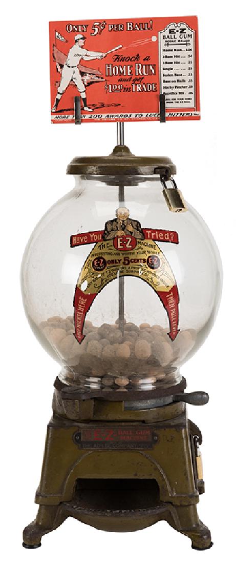 Ad-Lee Novelty Co. 5 Cent E-Z Gumball Vendor (1 of 1)