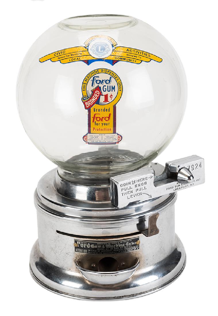 Ford Gum and Machine Company Inc. 1 Cent Gumball Vendor (1 of 1)