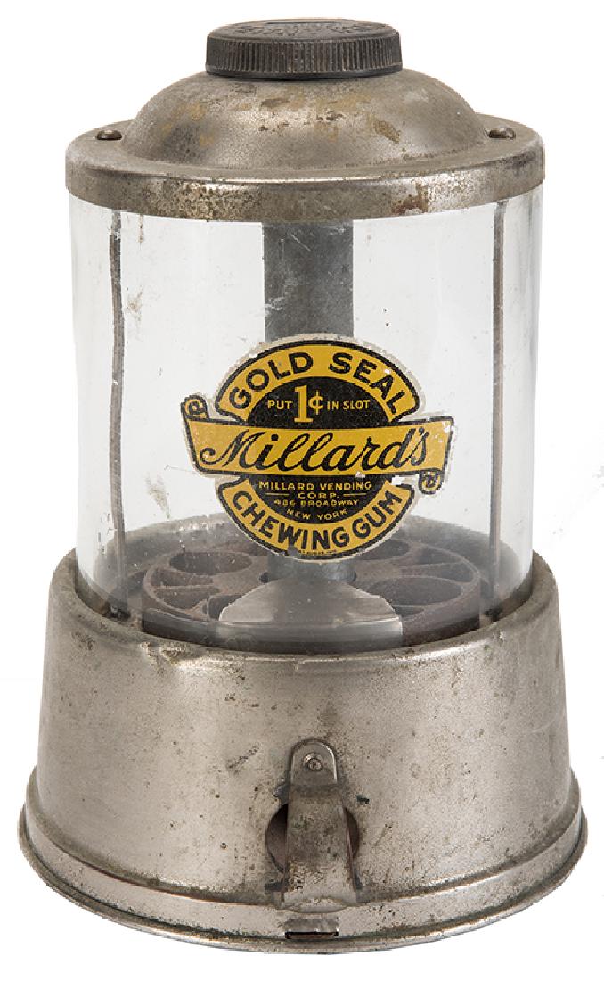 Millard Vending Corp. 1 Cent Chewing Gum Vendor. (1 of 2)