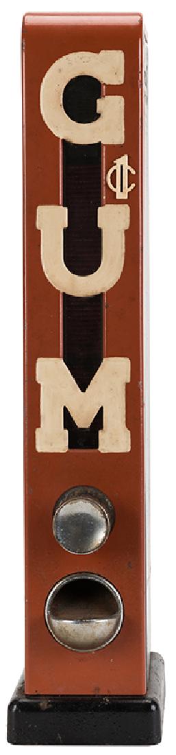Trimount Coin Machine Co. 1 Cent Snacks Tab Gum Vendor. (1 of 1)