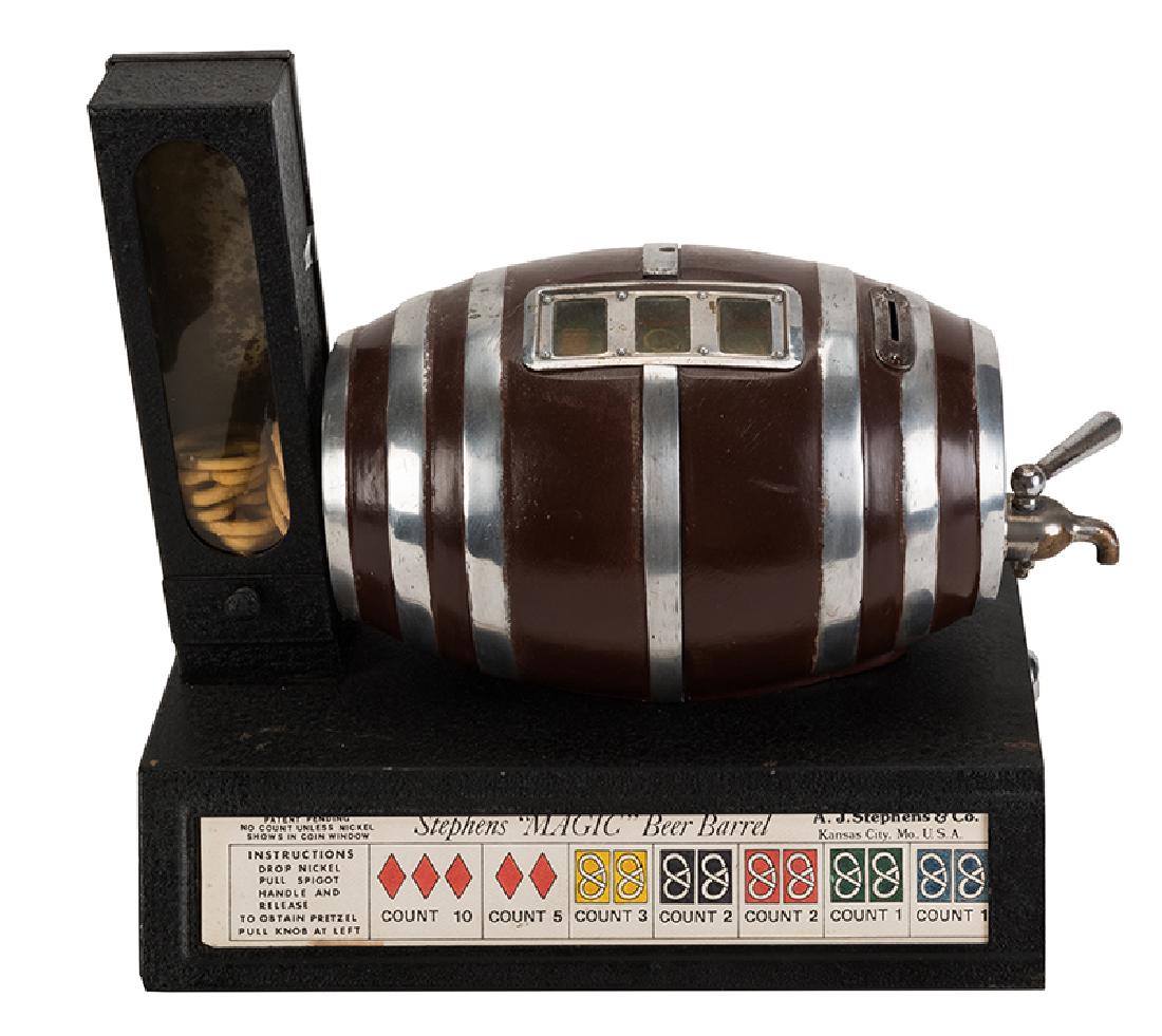 A.J. Stephens & Co. 5 Cent Magic Beer Barrel Pretzel (1 of 1)