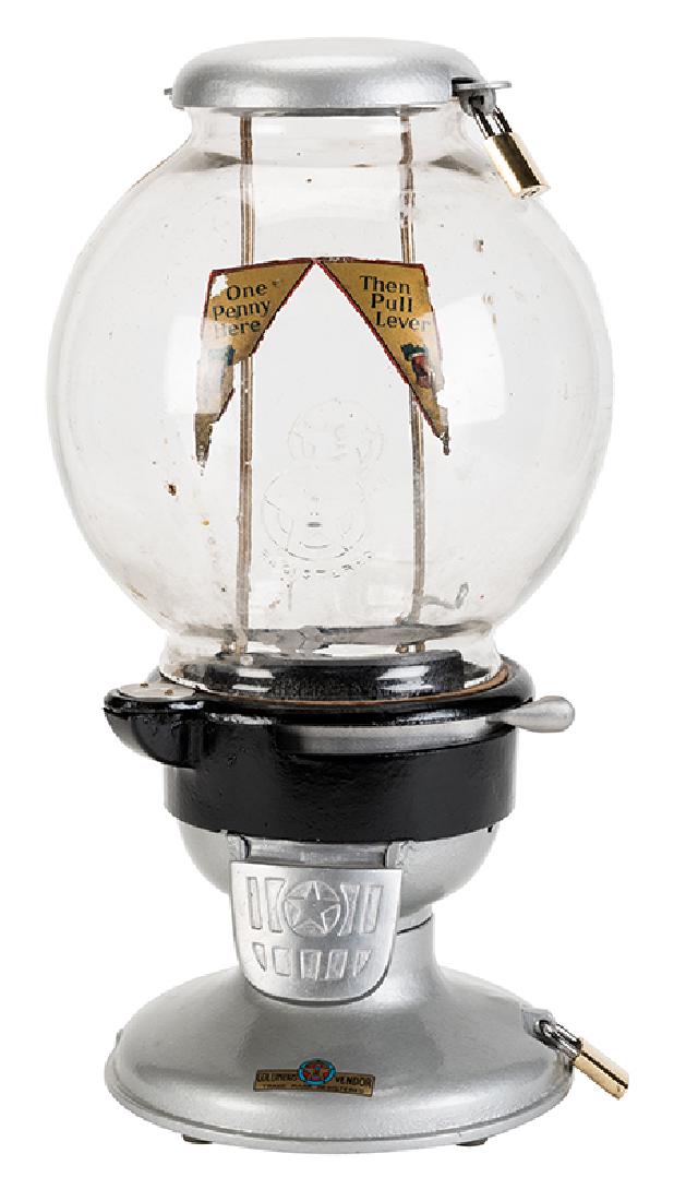 Columbus Vending Co. 1 Cent Model 45A Peanut Vendor. (1 of 1)