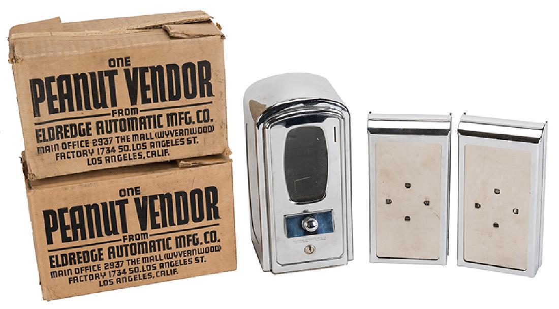 Eldredge Automatic Mfg. Co. 1 Cent Peanut Vendor and (1 of 1)