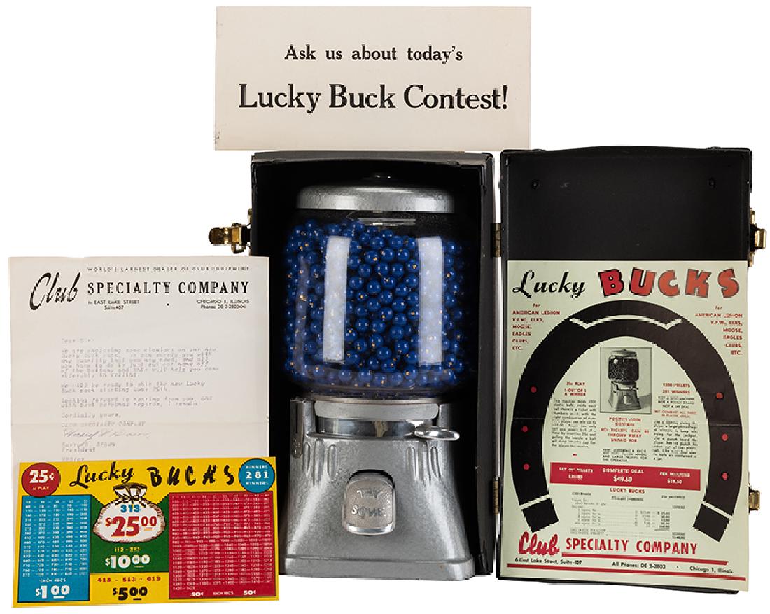 Silver King Corp. 25 Cent Salesman Sample Lucky Bucks (1 of 2)