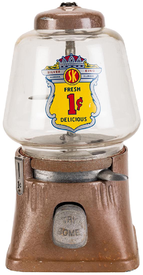 Silver King Corp. 1 Cent Musical Nut Vendor. (1 of 1)