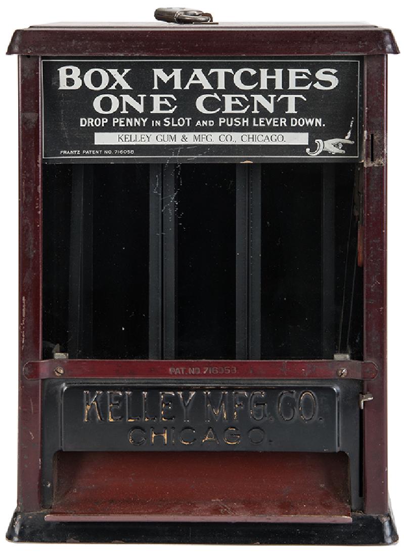 Kelley Gum & Manufacturing Co. Three Column Match Box (1 of 1)