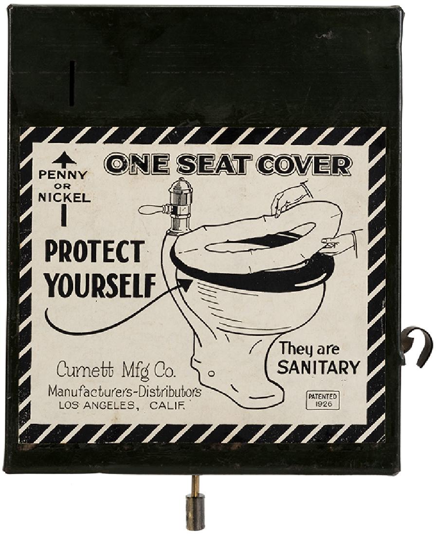 Curnett Mfg. Co. 1 Cent / 5 Cent Sanitary Seat Cover (1 of 1)