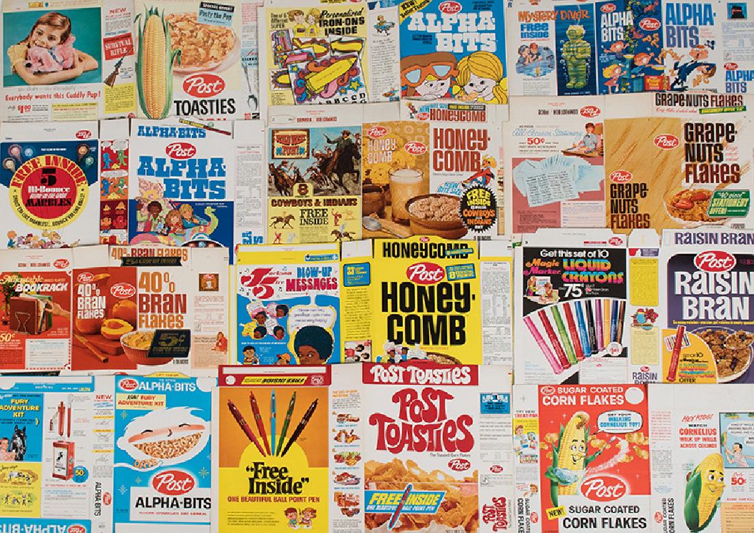 Post Cereals Vintage Sample Cereal Boxes Collection. (1 of 2)