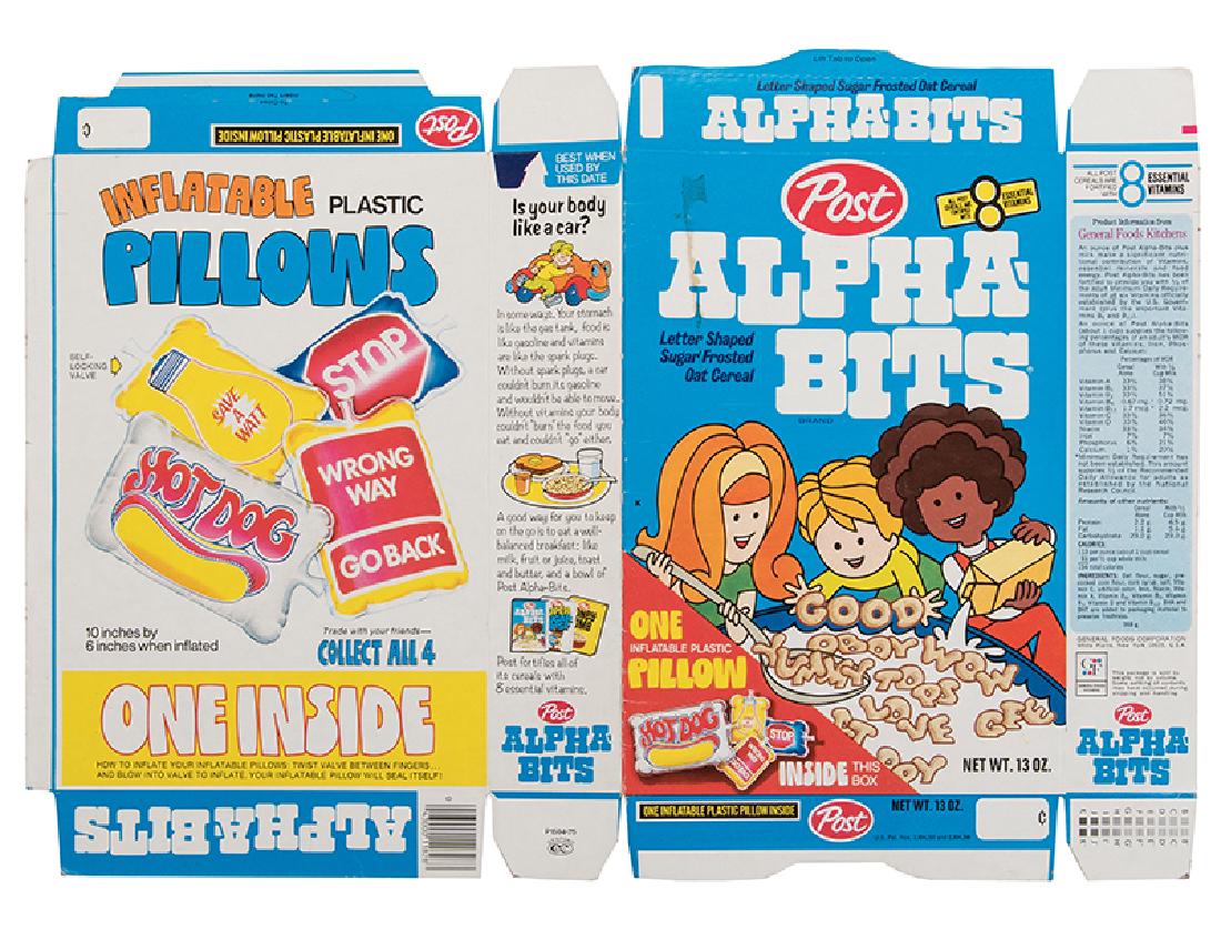 Collection of Cereal Boxes With Premium Advertisements, (1 of 1)