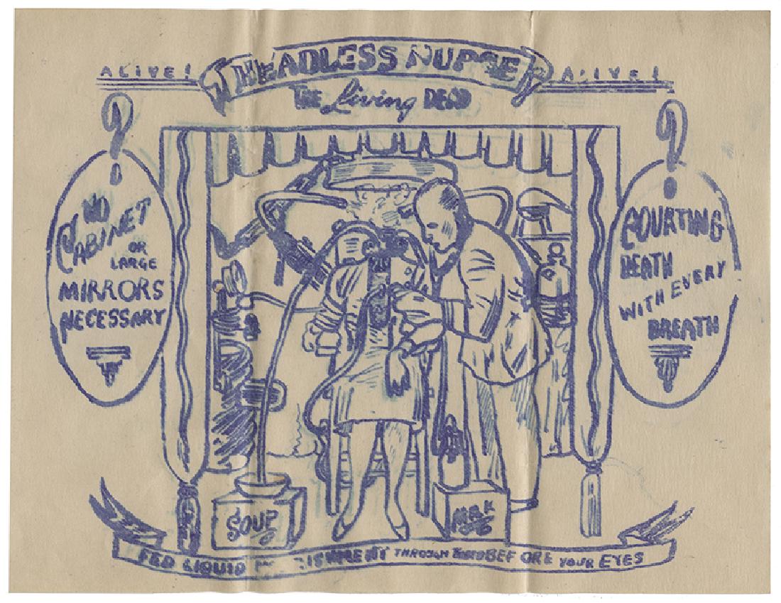 Group of Advertising Circulars and Sideshow Attraction (1 of 6)