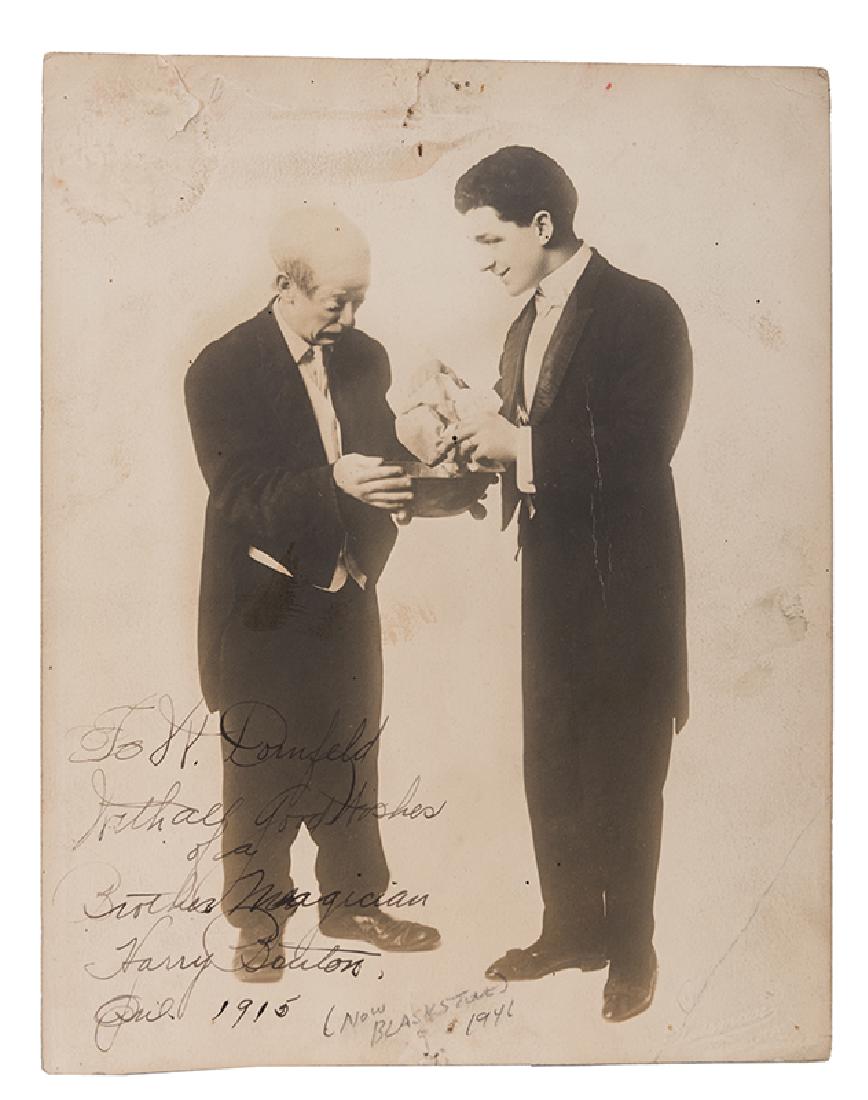 Photograph of Blackstone Signed “Harry Bouton”. (1 of 1)