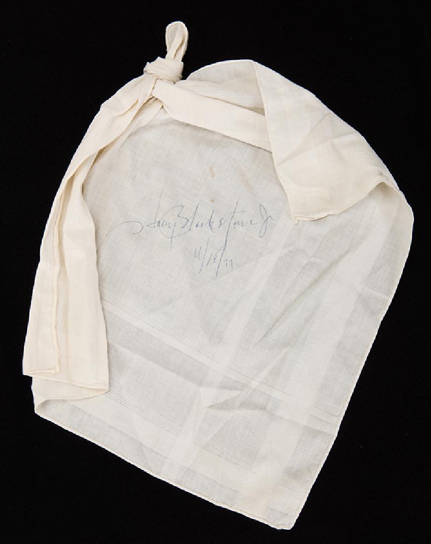 Harry Blackstone Jr. Signed Dancing Handkerchief. (1 of 2)