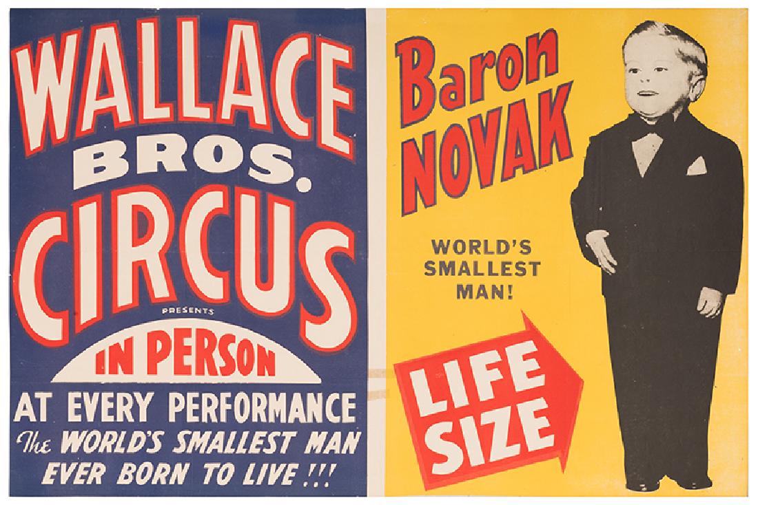 Wallace Bros Circus Presents Baron Novak