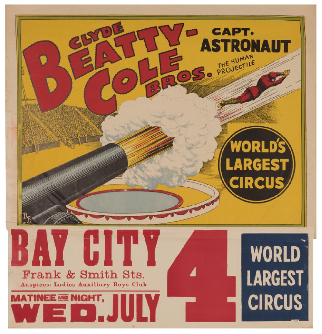 Clyde Beatty-Cole Brothers World's Largest Circus. (1 of 1)