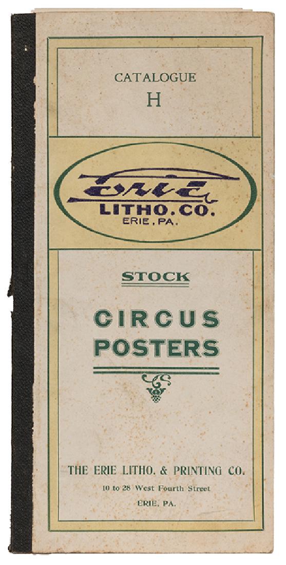 Erie Litho. Co. Catalogue H. Stock Circus Posters. (1 of 1)