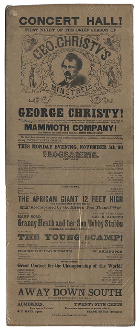 George Christy's Minstrels. Mammoth Company! (1 of 1)