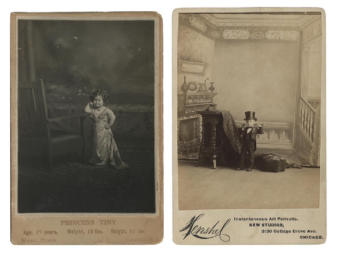 [Little People] Group of Eleven Cabinet Photos. (1 of 6)