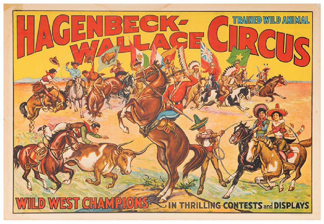 Hagenbeck-Wallace Trained Wild Animal Circus. Wild West (1 of 1)