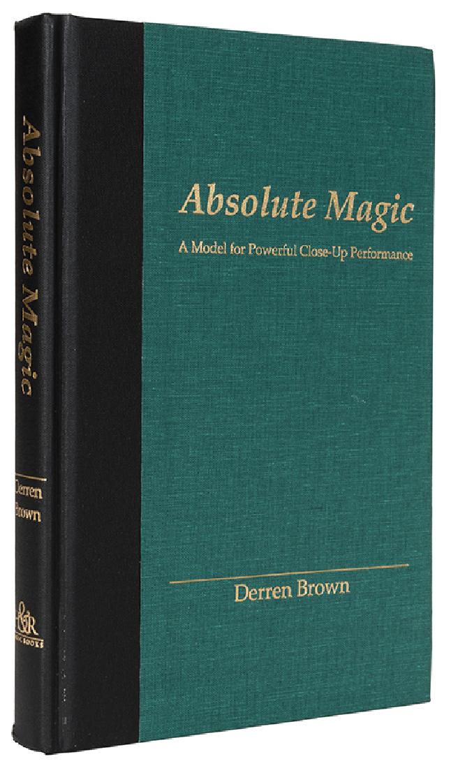 Brown, Derren. Absolute Magic. [author, 2001]. First