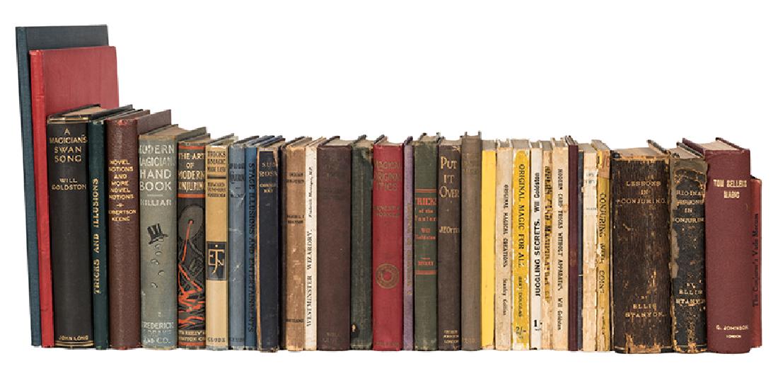 Lot of 38 Vintage Volumes on Conjuring and Magic. (1 of 1)