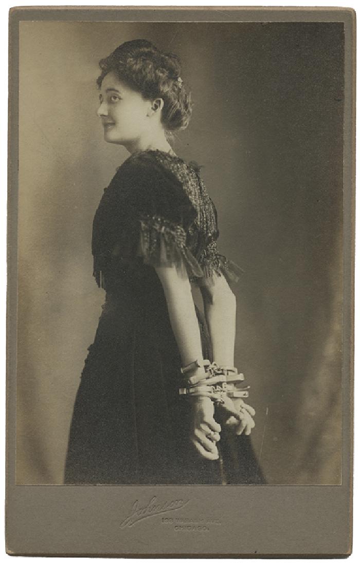 Cabinet Photo of Hazel Kolar in Restraints. (1 of 1)