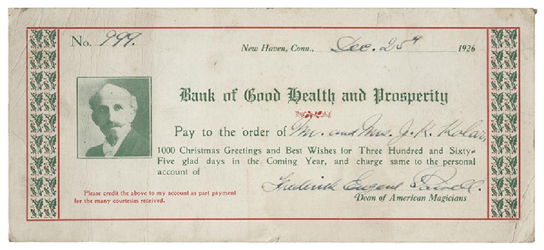 Signed Photograph and Christmas Card of Frederick (1 of 2)