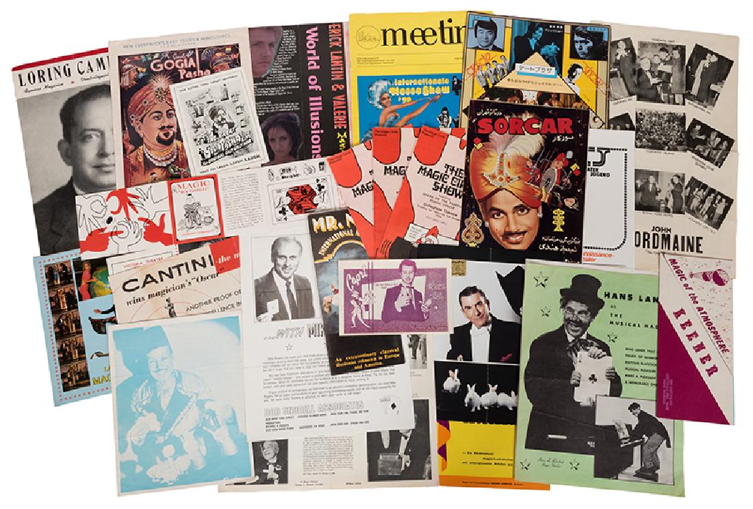 Collection of 24 Vintage Magician’s Brochures and (1 of 1)