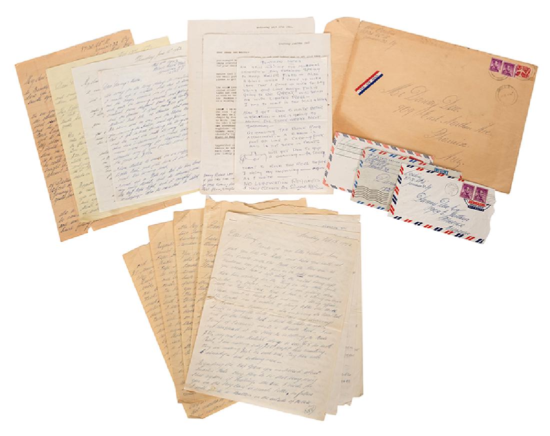 Important Group of Eight Letters from Cardini to Danny (1 of 2)