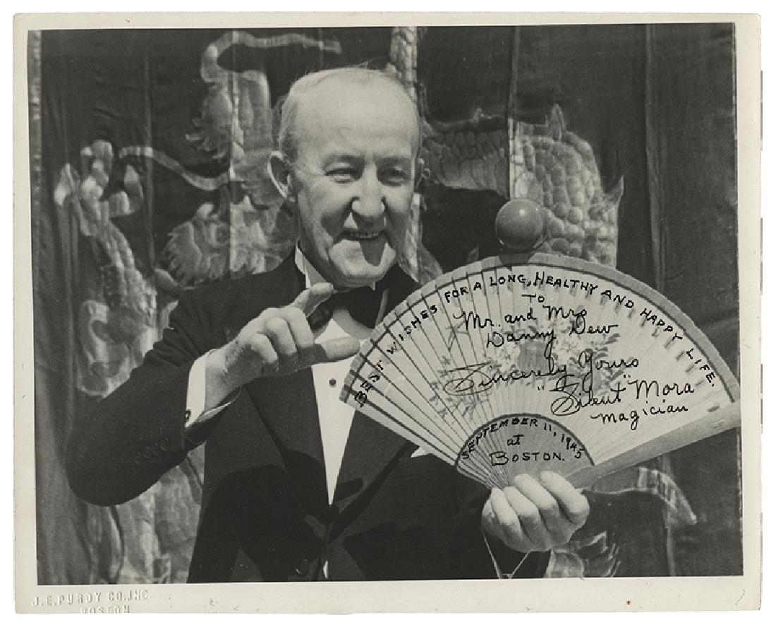 Inscribed and Signed Portrait of Silent Mora. (1 of 1)