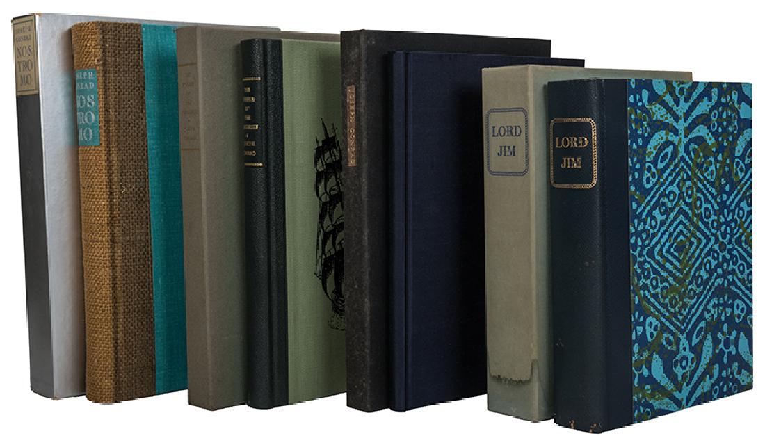 Four Limited Editions Club Volumes by Joseph Conrad.: Conrad, Joseph. Four Limited Editions Club Volumes by Joseph Conrad. Including The Secret Sharer (1985; original etchings by Bruce Chandler); Lord Jim (1959; illustrations by Nicholas Monsarrat); The 