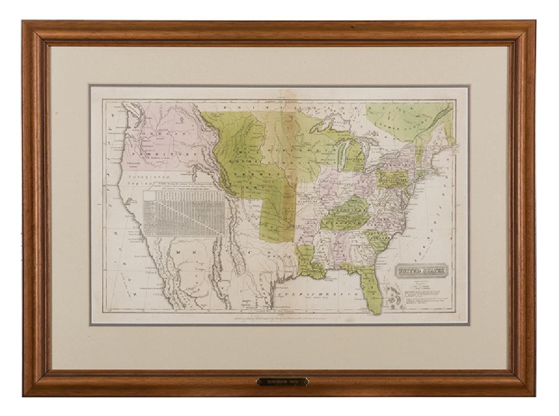 D.F.R. Robinson Map of the United States. (1 of 1)