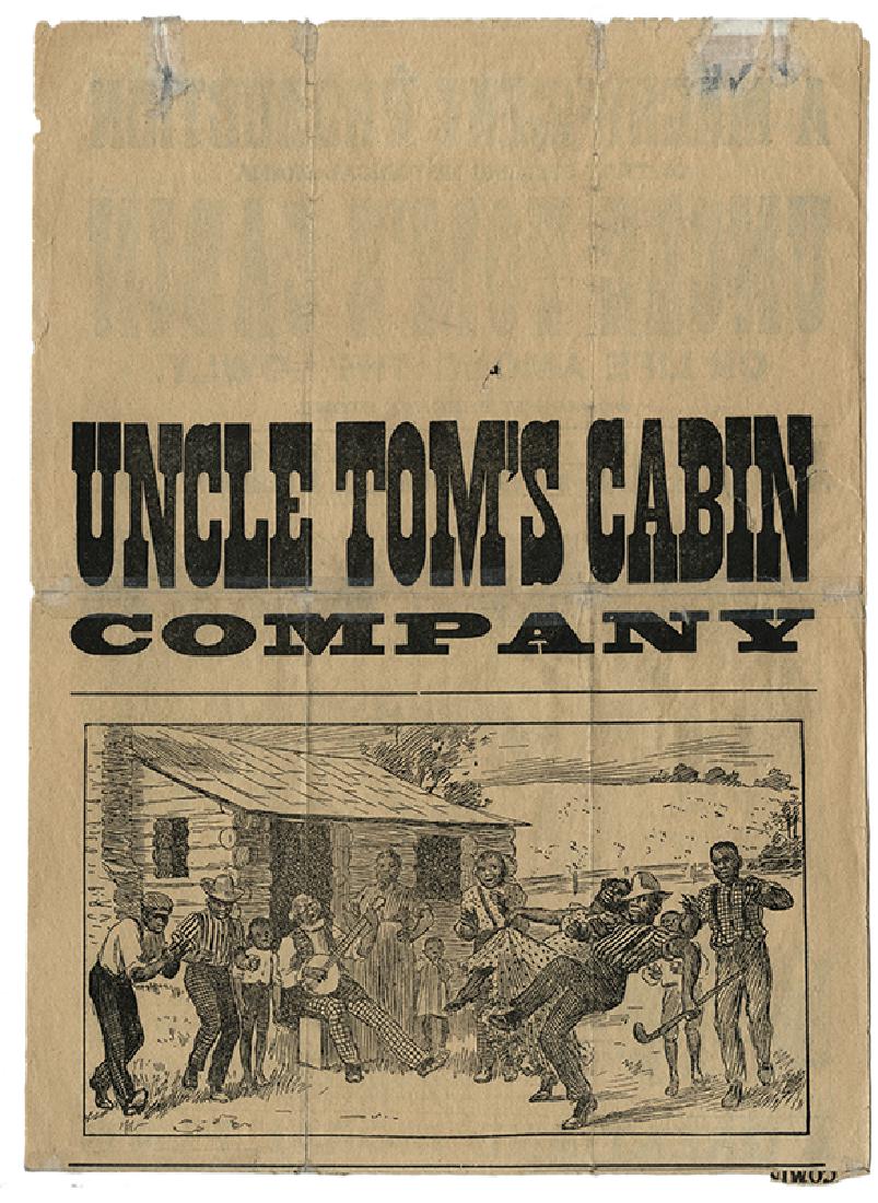 Uncle Tom's Cabin Theatrical Broadside. (1 of 1)