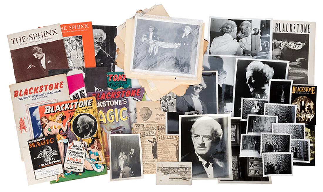 Large File of Blackstone Photographs, Programs, and (1 of 7)