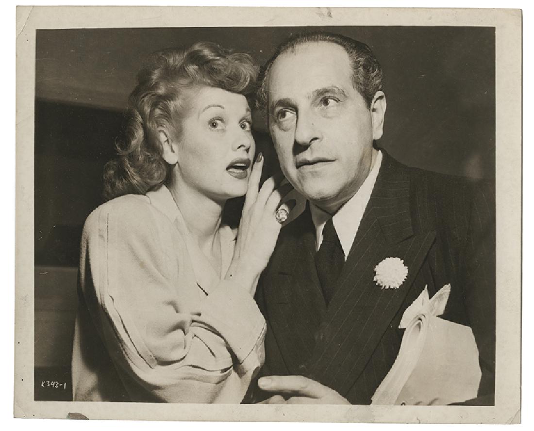 Joseph Dunninger and Lucille Ball Photograph. (1 of 1)