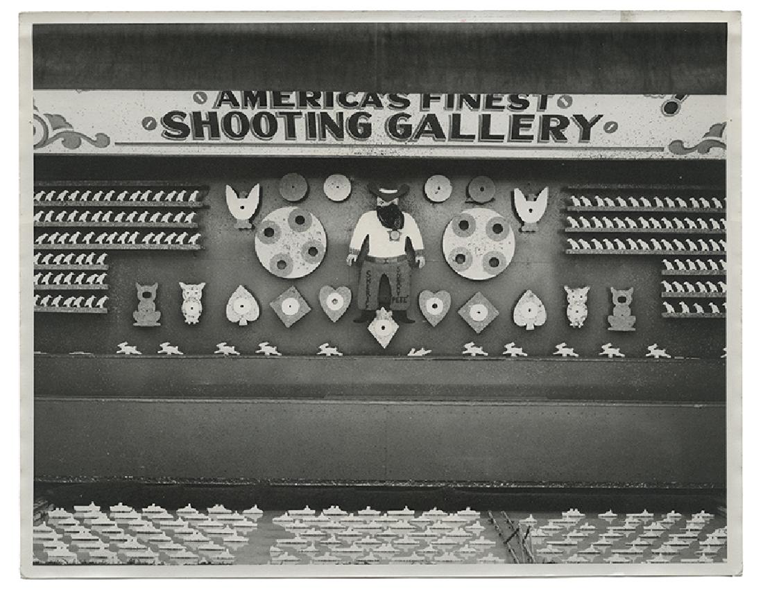 Vintage “Sneaky Pete” Shooting Gallery Photograph. (1 of 1)