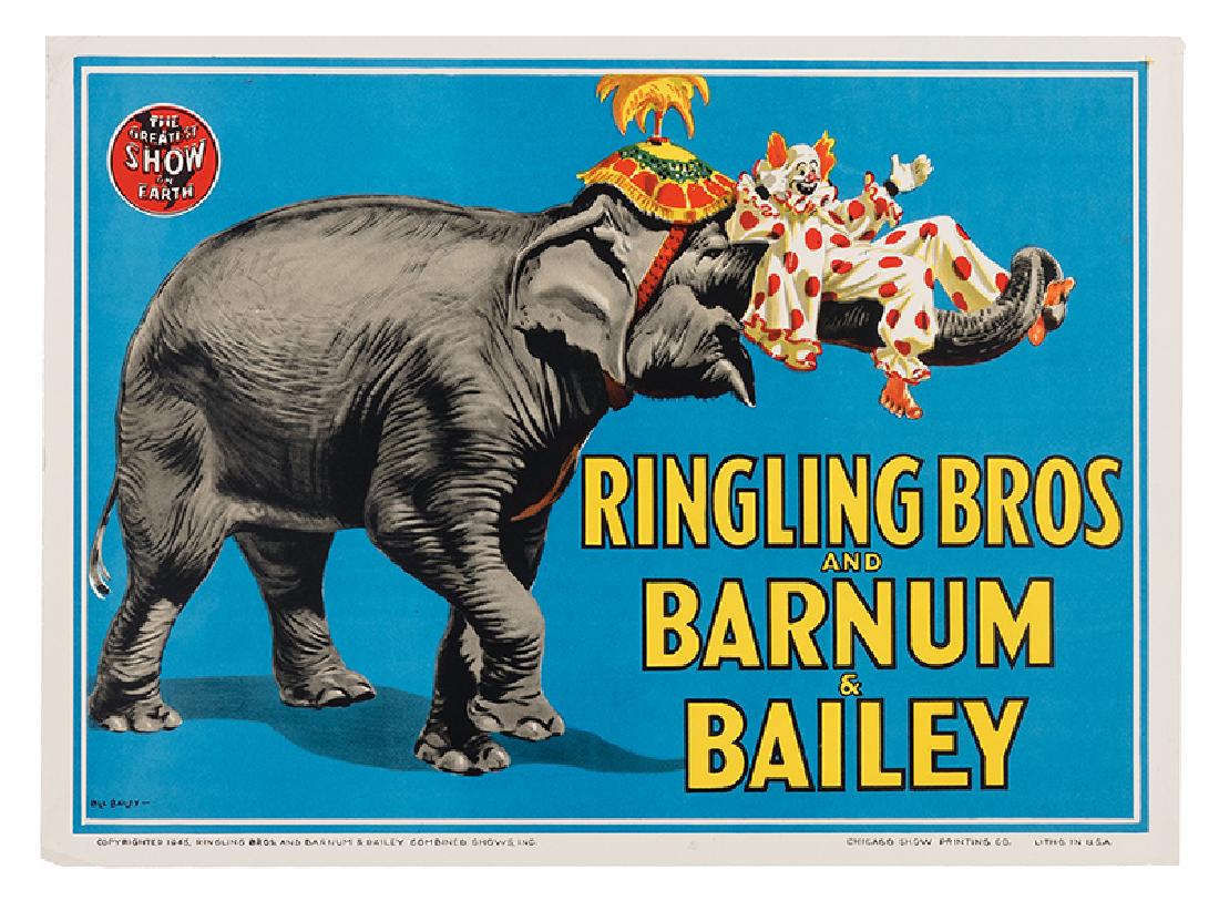 Ringling Bros. and Barnum & Bailey Circus. Elephant and (1 of 1)