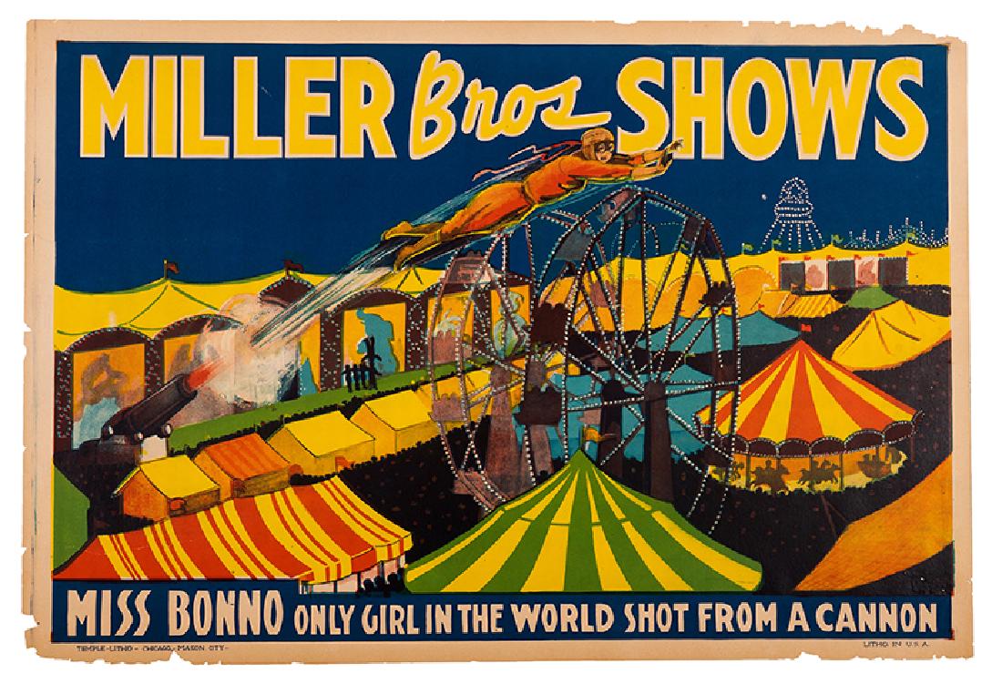 Miller Bros. Shows. Miss Bonno. Only Girl in the World (1 of 1)