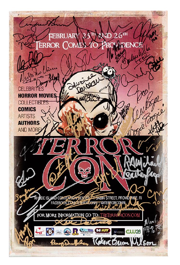 “TerrorCon 2017” Poster Signed by 53 Movie, Television, (1 of 2)