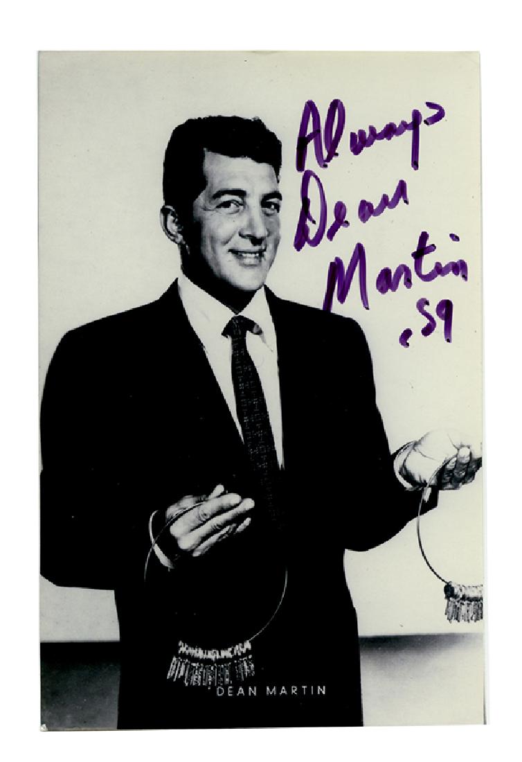 Dean Martin Signed Photo. (1 of 2)