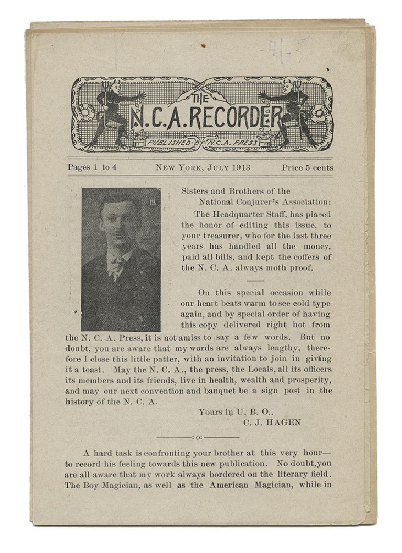 N.C.A. Recorder. (1 of 1)