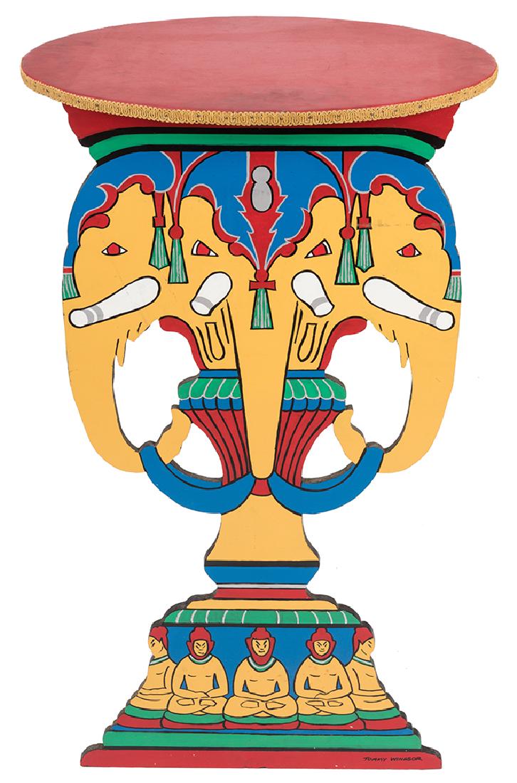 Elephant Head Table. (1 of 2)