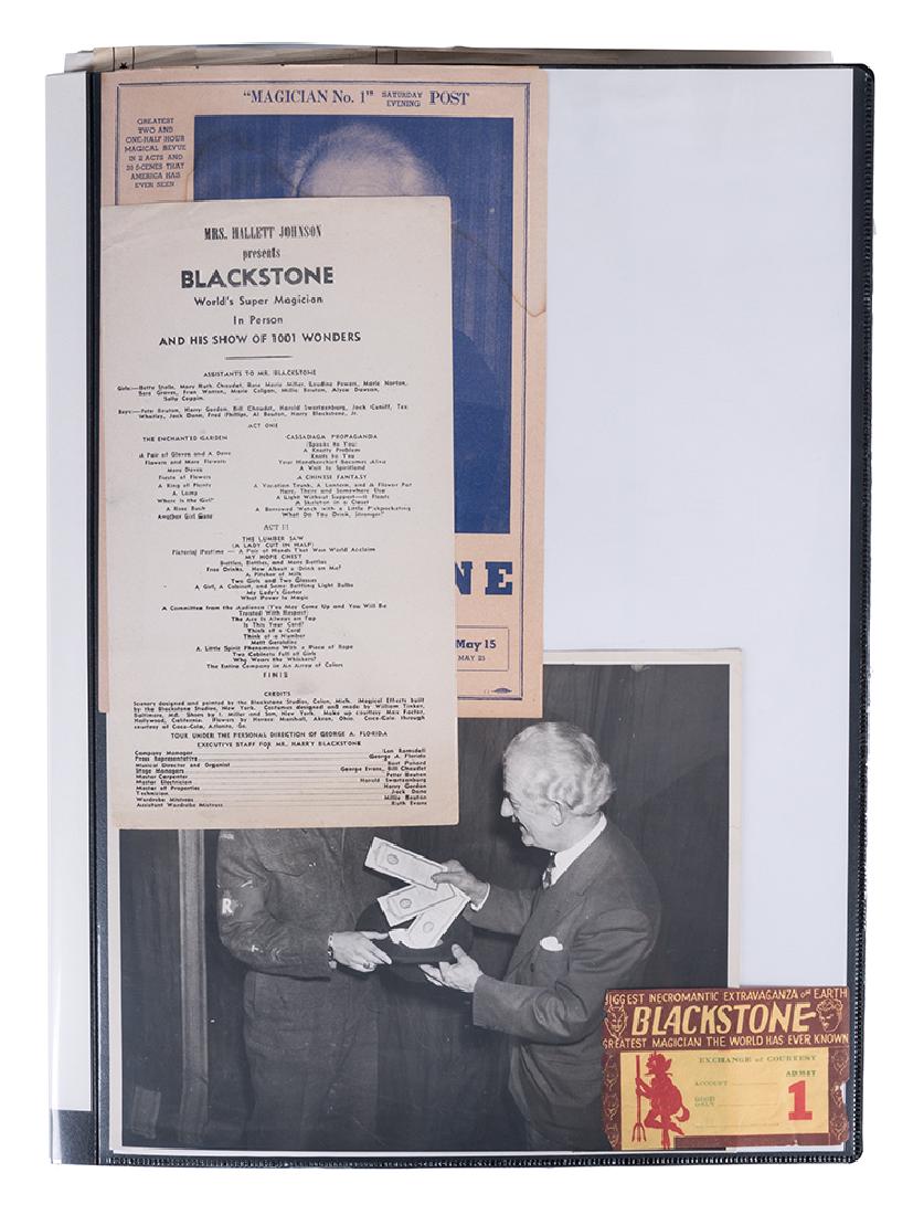 Large Binder of Harry Blackstone Sr. Memorabilia. (1 of 3)