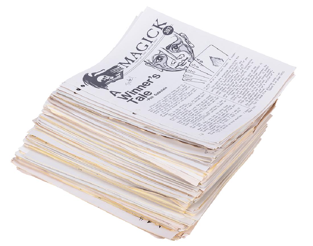 Ed Marlo’s Annotated Magick Magazine File. (1 of 4)