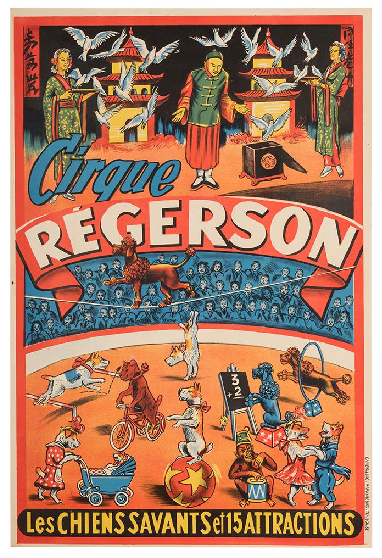 Cirque Régerson. Les Chiens Savants et 15 Attractions. (1 of 1)