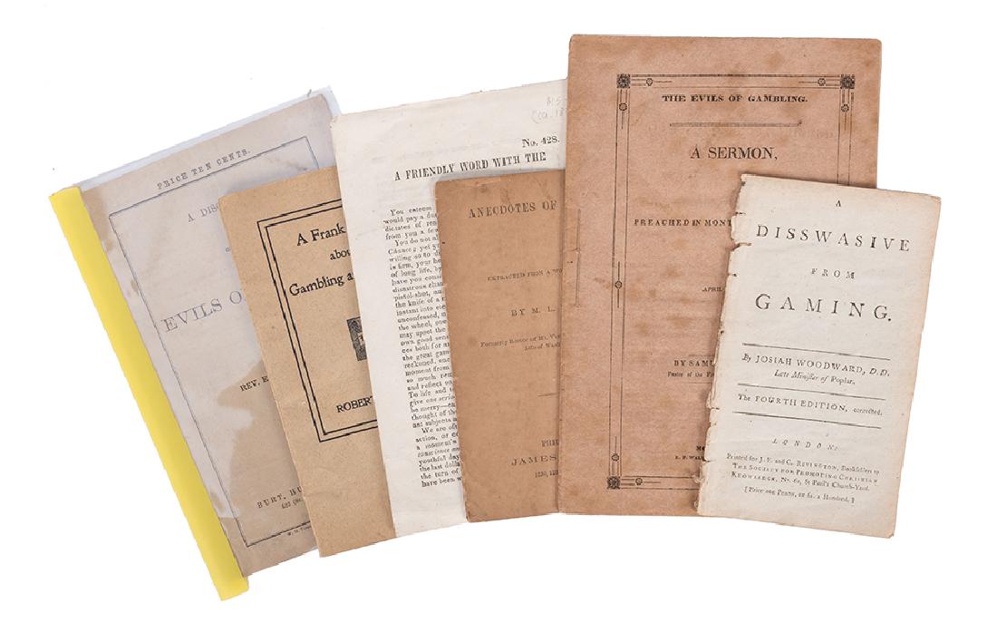 Six Publications Regarding the Evils of Gambling. (1 of 1)