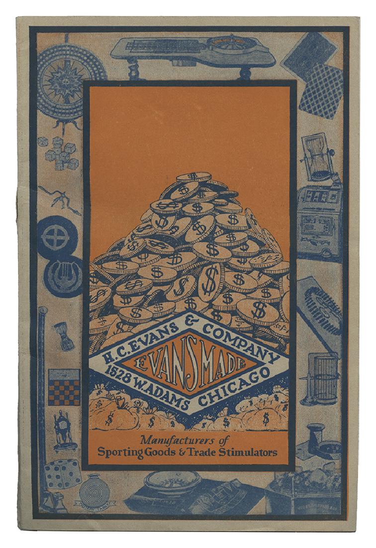 H.C. Evans Gambling Supply Catalog. (1 of 1)