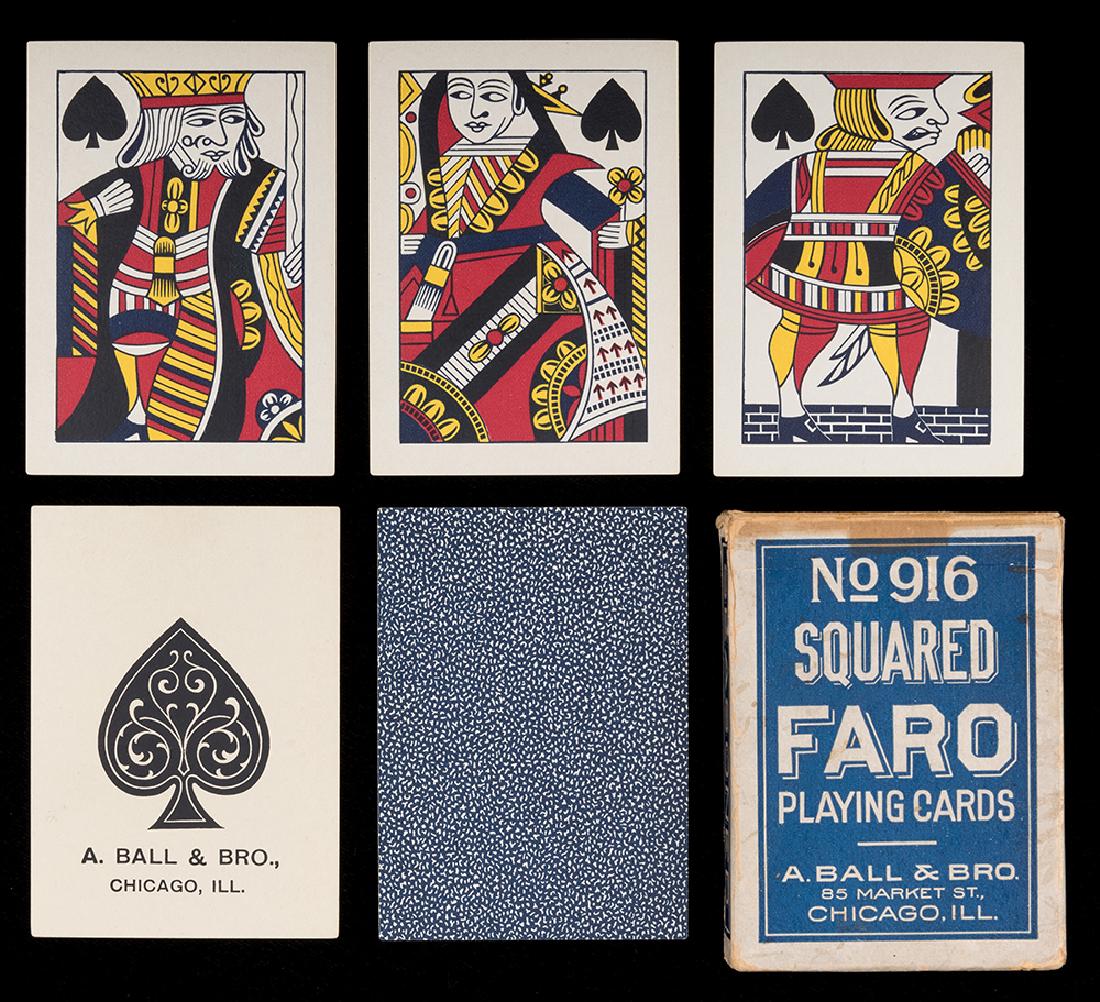 A. Ball & Bro. No. 916 Faro Playing Cards. (1 of 1)