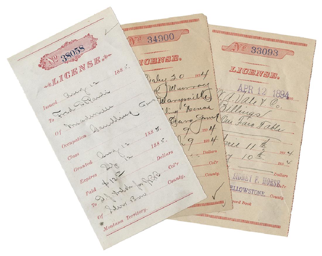 Three Faro Licenses. (1 of 1)